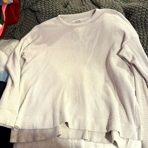 Cream American eagle sweater